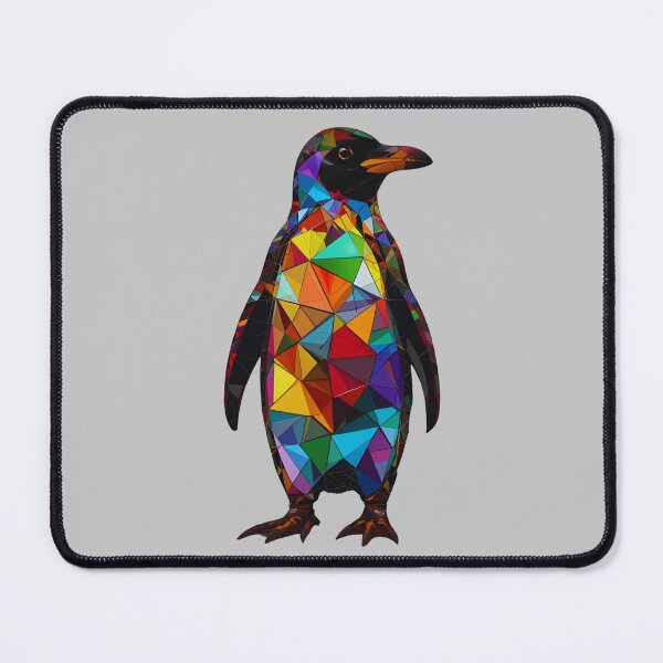 Item preview, Abstract Geometric Penguin – Colorful Fragmented Design designed and sold by Dino-Lune.
