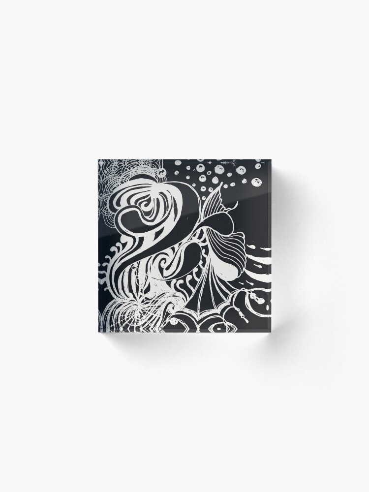 Thumbnail 2 of 5, Acrylic Block, Razzmatazz Midnight designed and sold by efgracearts.