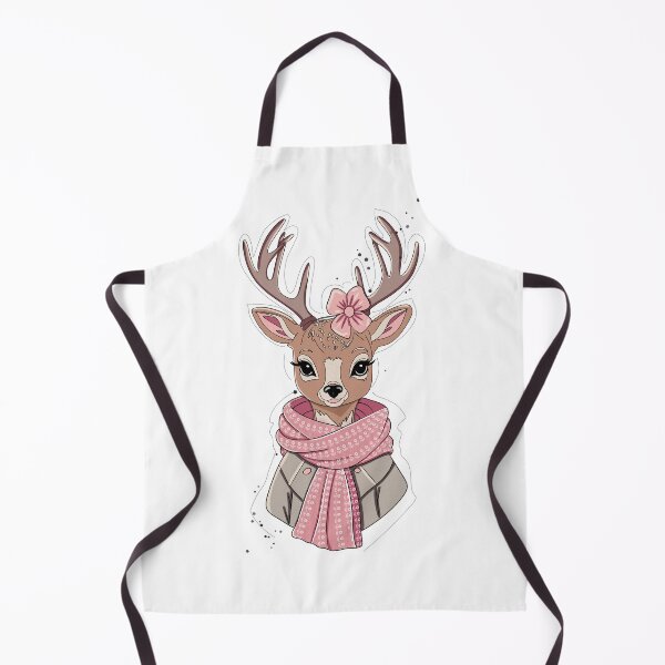 Item preview, Ciervo con bufanda rosa designed and sold by SimoesArtistry.