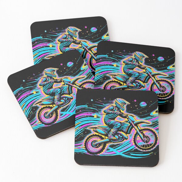 Item preview, Riding through Space - Motocross Rider designed and sold by NaturePrints.