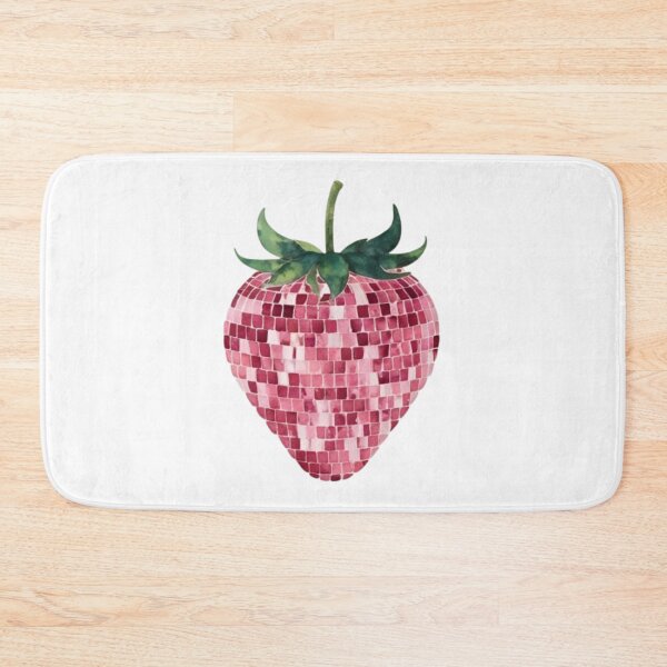 Item preview, Strawberry Disco Ball | Watercolor Mosaic Aesthetic designed and sold by EmeryJH.
