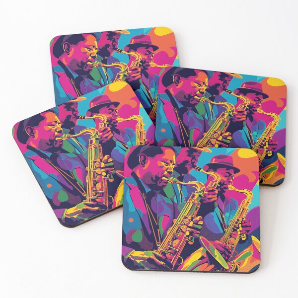 Item preview, Neon Jazz Trio – Explosive Saxophone Harmony designed and sold by djovan.