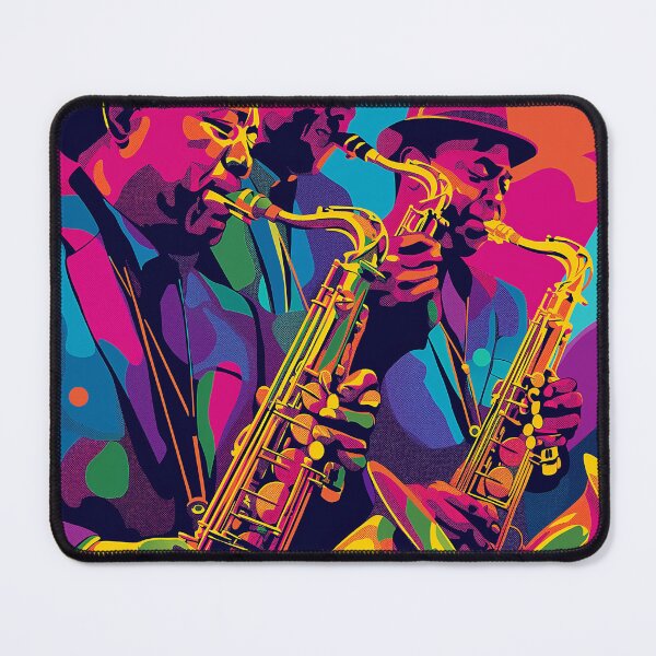 Item preview, Neon Jazz Trio – Explosive Saxophone Harmony designed and sold by djovan.