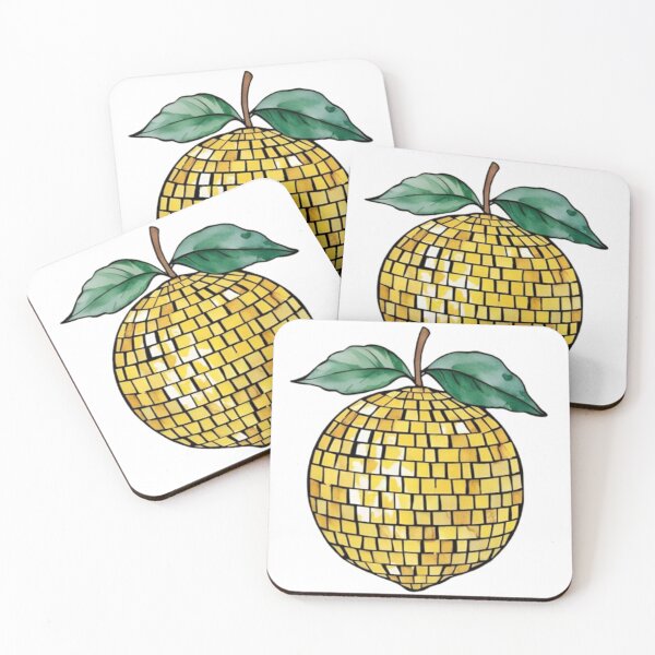 Item preview, Lemon Disco Ball | Watercolor Mosaic Aesthetic designed and sold by EmeryJH.