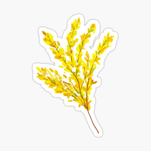 Item preview, Forsythia designed and sold by KindHeArtArt.