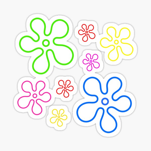 Item preview, SpongeBob Bikini Bottom Flowers designed and sold by DibujandoPorfa.