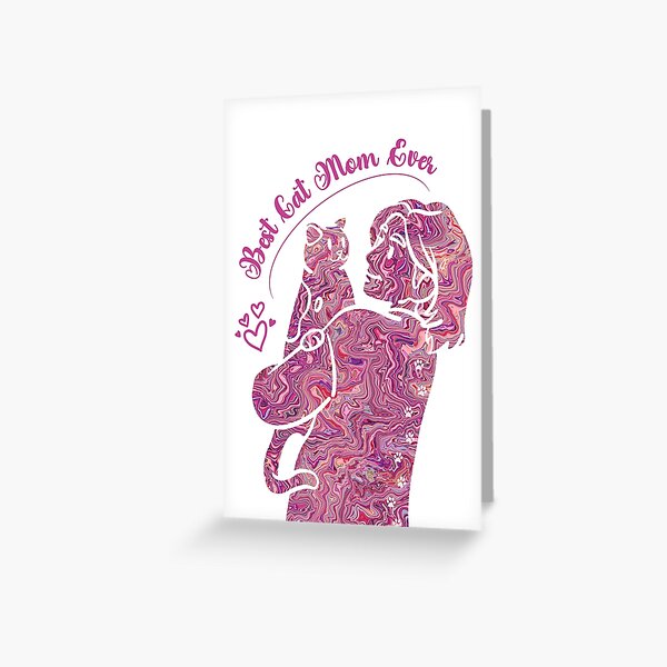 Item preview, Best Cat Mom Ever designed and sold by Tinti Wari Designs.