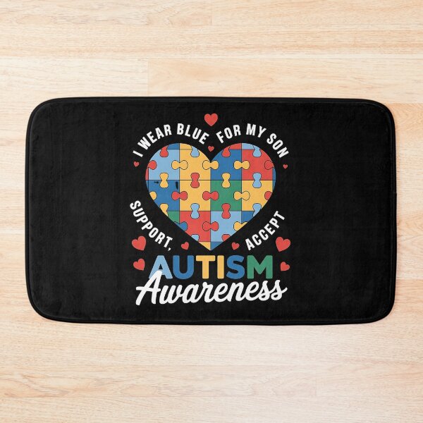 Item preview, I Wear Blue For my son Autism Awareness men women kids mom, autism awareness month designed and sold by BLZART.