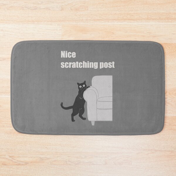Item preview, Mischievous cat art : Nice scratching post Gray version designed and sold by TheGrandLordCat.