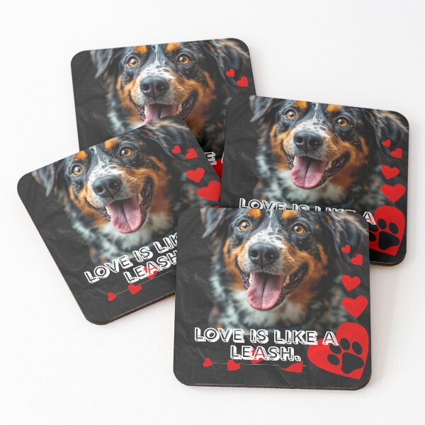 Item preview, LOVE IS LIKE A LEASH T-SHIRT: UNLEASH YOUR PASSION! designed and sold by Mikel-empire.