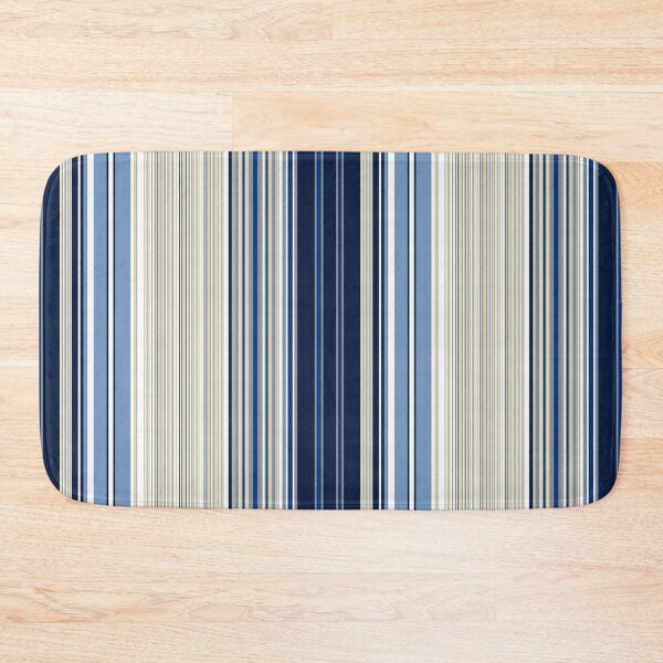 Item preview, Indigo Blue Folk Stripe Pattern Seamless Repeat designed and sold by Sharon Schwalbe.