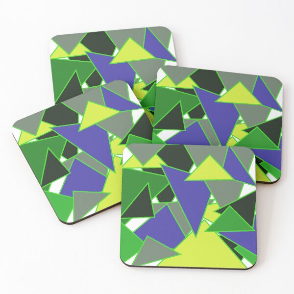 Item preview, Unorganized Colored Triangles  Pattern designed and sold by design2xstudio.