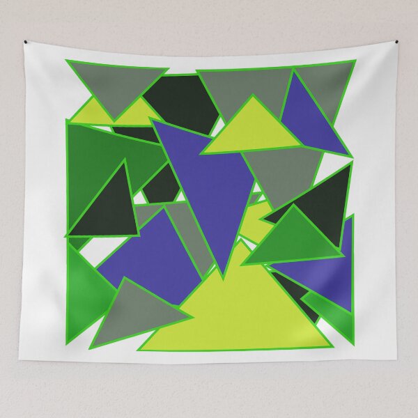 Item preview, Unorganized Colored Triangles  Pattern designed and sold by design2xstudio.