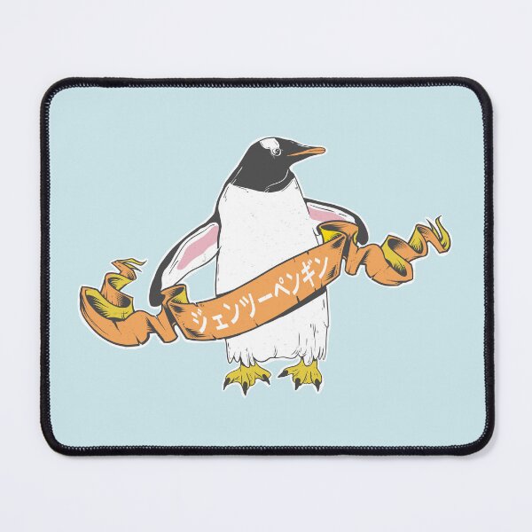 Item preview, Gentoo pinguin Japanese Kanji Characters designed and sold by piedaydesigns.