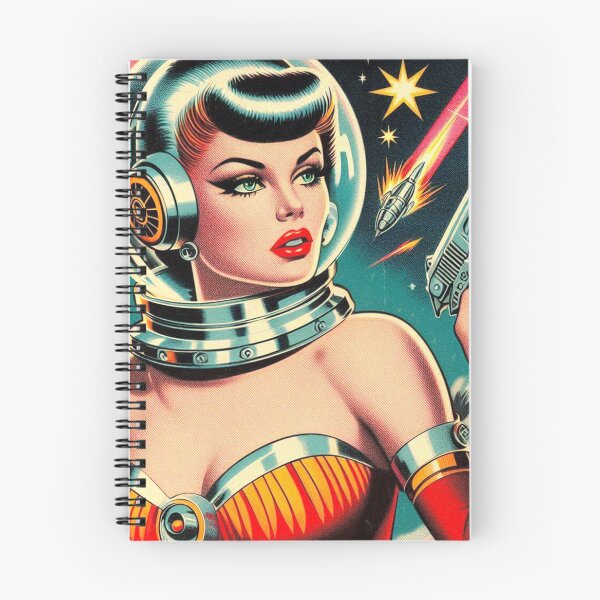 Item preview, Vintage Astronaut Girl designed and sold by PulpVintage.