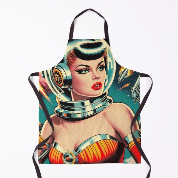 Item preview, Vintage Astronaut Girl designed and sold by PulpVintage.