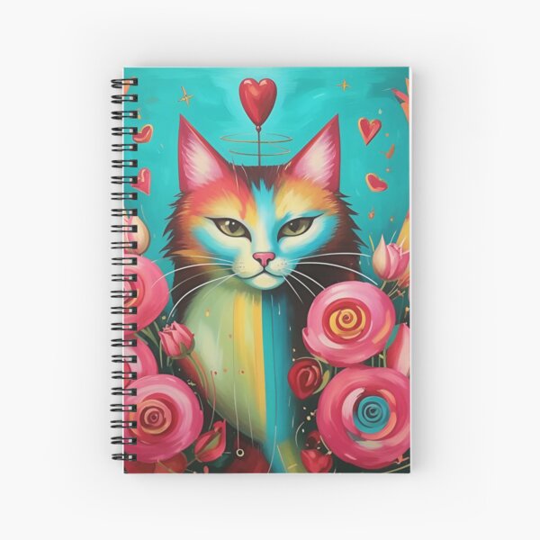 Item preview, A cat in love with a heart. designed and sold by Natalia-Vlad.