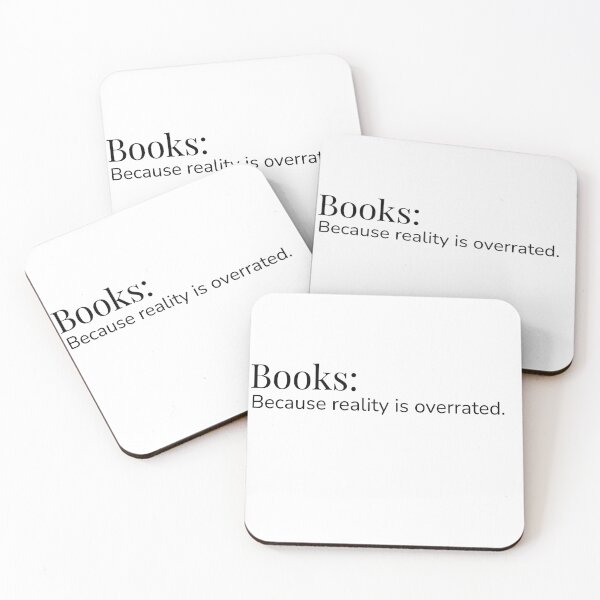 Item preview, Books: Because Reality is Overrated designed and sold by cosmiccircles01.
