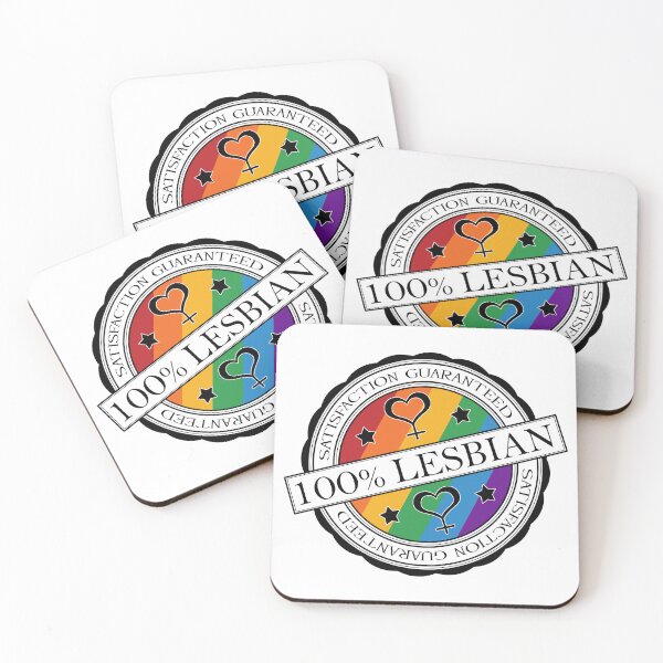 Item preview, 100% Satisfaction Guaranteed Lesbian Pride Rainbow Stamp of Approval designed and sold by LiveLoudGraphic.