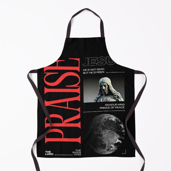 Item preview, Praise Jesus – World Design with Bold Text designed and sold by Kingdom-Mindset.