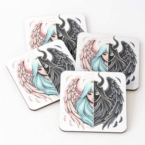 Item preview, Angel vs. Demon Split designed and sold by Kellieschic.