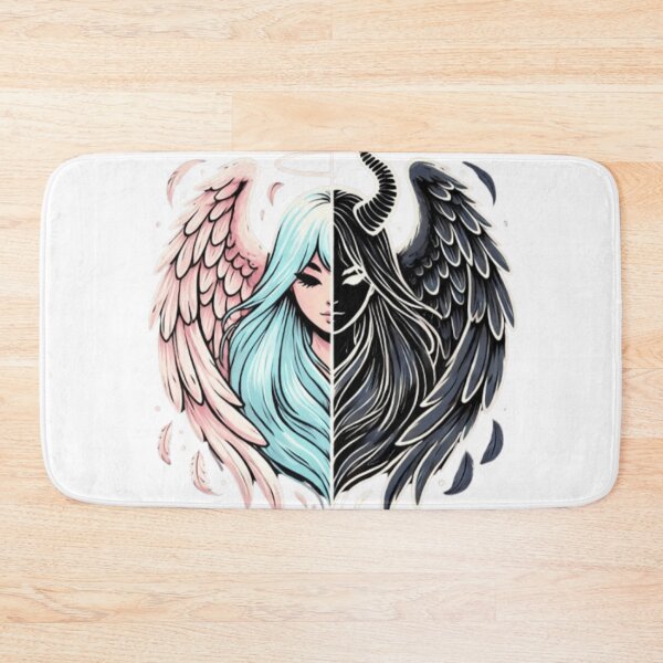 Item preview, Angel vs. Demon Split designed and sold by Kellieschic.