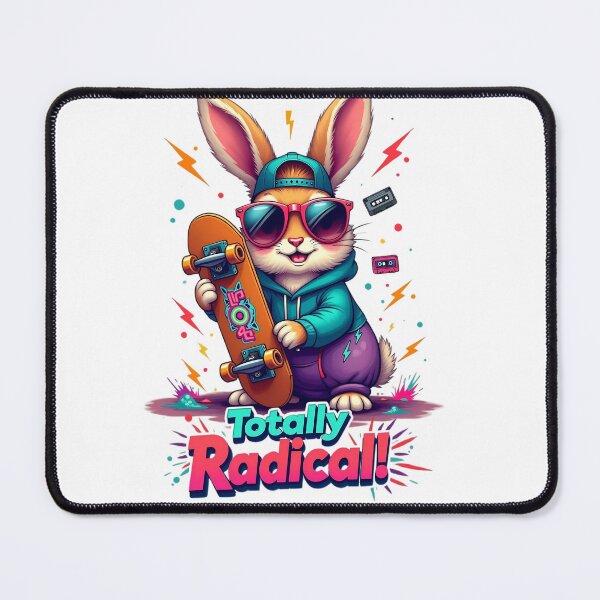 Item preview, Totally Radical Bunny Design designed and sold by 80ssinto90s.