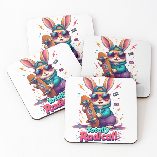 Item preview, Totally Radical Bunny Design designed and sold by 80ssinto90s.