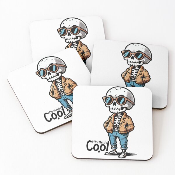 Item preview, Cool Skeleton - Attitude & Style for Stickers & Apparel designed and sold by krisssuarez.