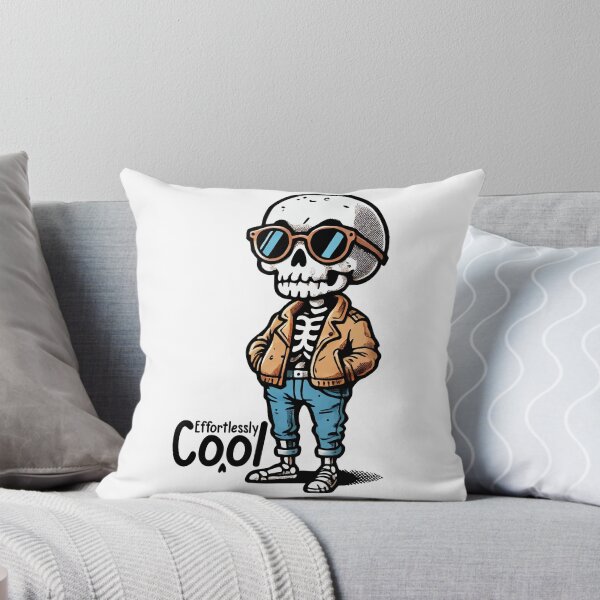 Item preview, Cool Skeleton - Attitude & Style for Stickers & Apparel designed and sold by krisssuarez.