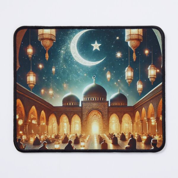 Item preview, Ramadan Night - Prayer under the starry sky designed and sold by M-Masterpieces.
