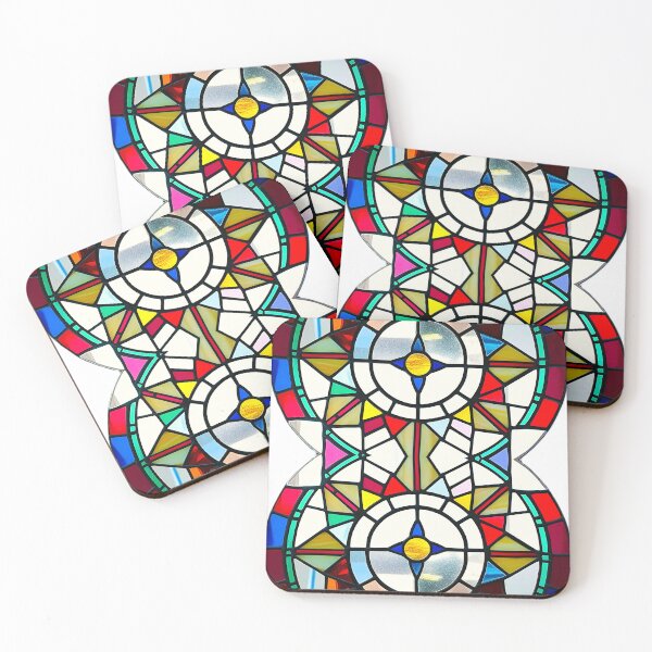 Item preview, Two soul in one body - Stained Glass Reflections Geometric designed and sold by Atarac.