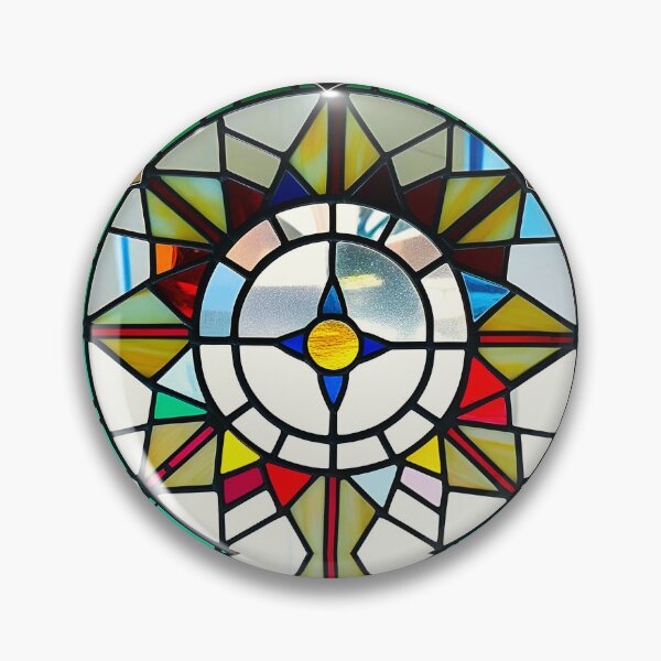 Item preview, Two soul in one body - Stained Glass Reflections Geometric designed and sold by Atarac.