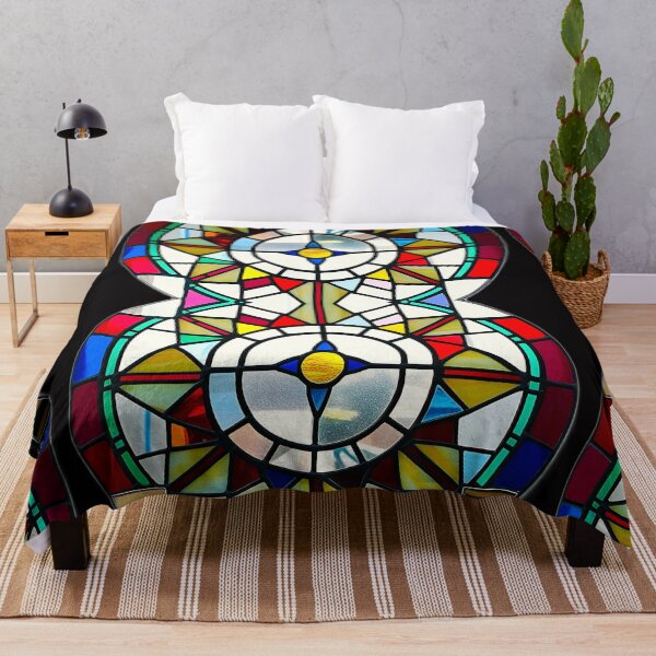 Item preview, Two soul in one body - Stained Glass Reflections Geometric designed and sold by Atarac.