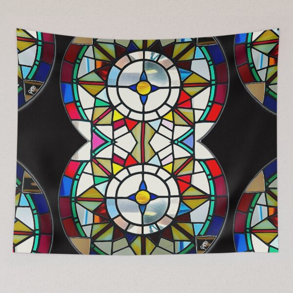 Item preview, Two soul in one body - Stained Glass Reflections Geometric designed and sold by Atarac.