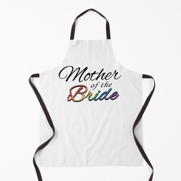 Item preview, Lesbian Pride Mother of the Bride Typography in Rainbow Colors designed and sold by LiveLoudGraphic.