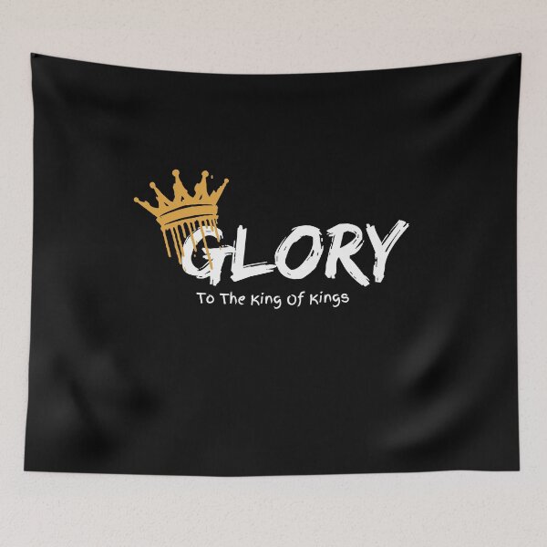 Item preview, Glory to the King of Kings – Crown Design designed and sold by Kingdom-Mindset.