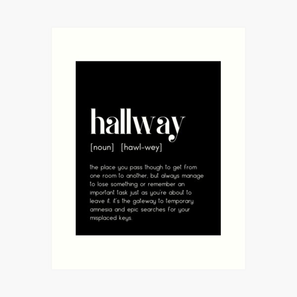 Item preview, Hallway Definition designed and sold by Alberto Dominguez.