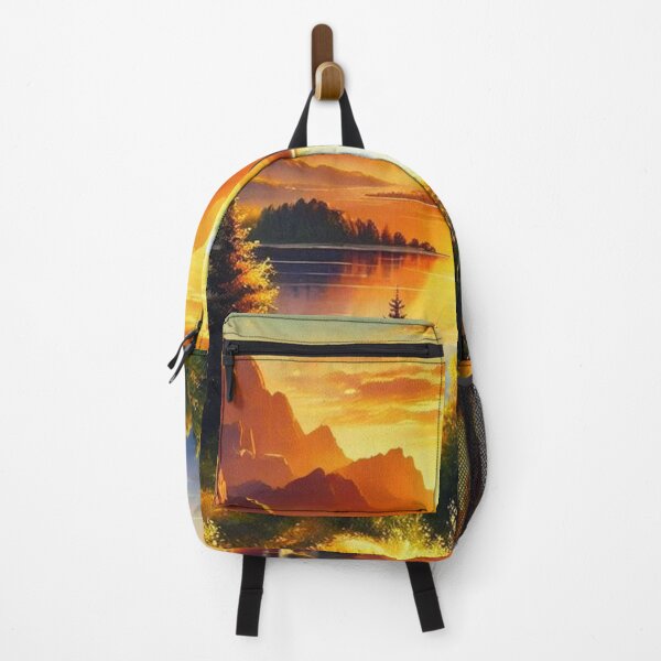 Item preview, Golden silence – magical sunset over the mountains designed and sold by M-Masterpieces.