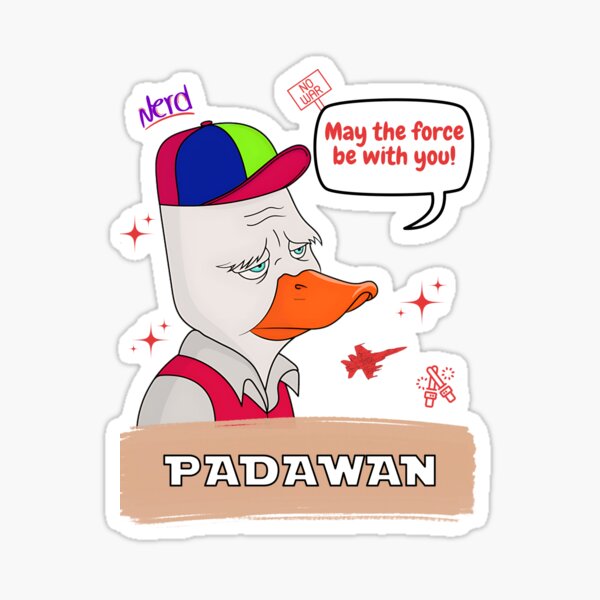 Aperçu de l'œuvre Canard Padawan créée et vendue par Dull Duck Store.