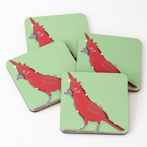 Item preview, Coriano Cardinal Bird Venezuela (Endangered species) designed and sold by NellaDezain.