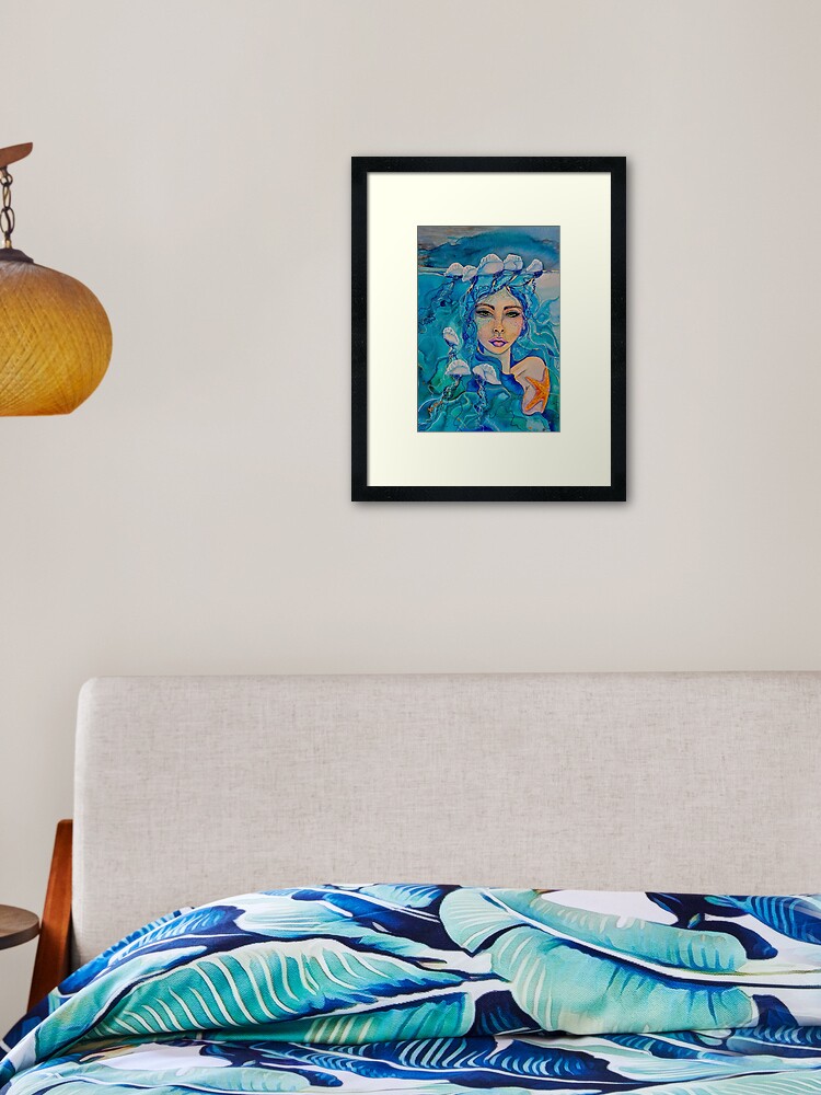 Thumbnail 1 of 7, Framed Art Print, Portuguese Maiden Of War designed and sold by Saltyartmia.