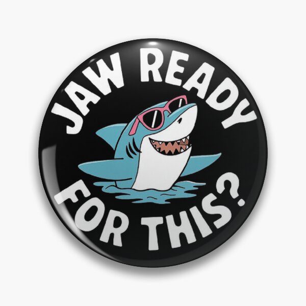 Item preview, Jaw Ready For This - Funny Shark Lover Ocean Wildlife designed and sold by love3617.