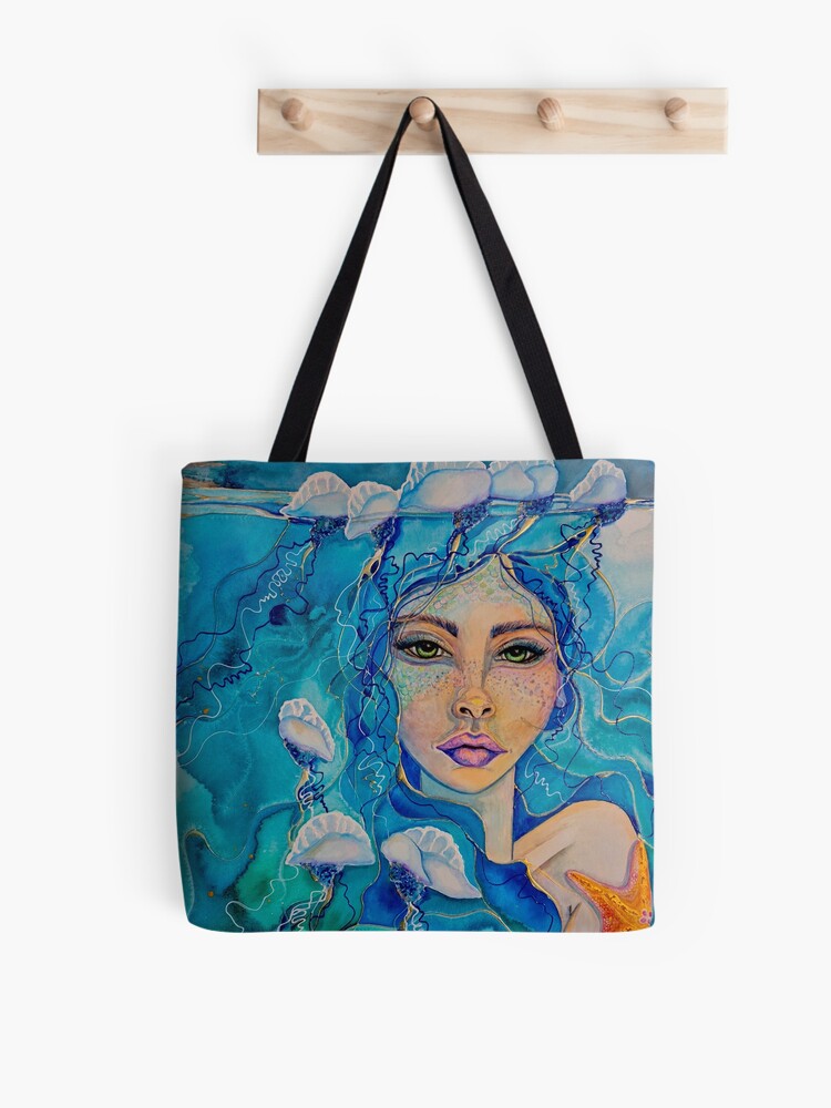 Thumbnail 1 of 2, Tote Bag, Portuguese Maiden Of War designed and sold by Saltyartmia.