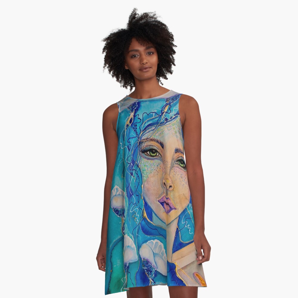 Item preview, A-Line Dress designed and sold by Saltyartmia.