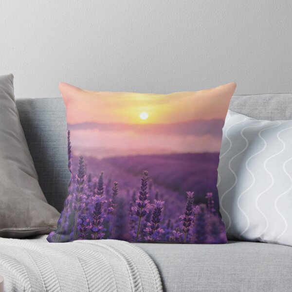 Item preview, Lavender field at sunset designed and sold by TodoBonito.