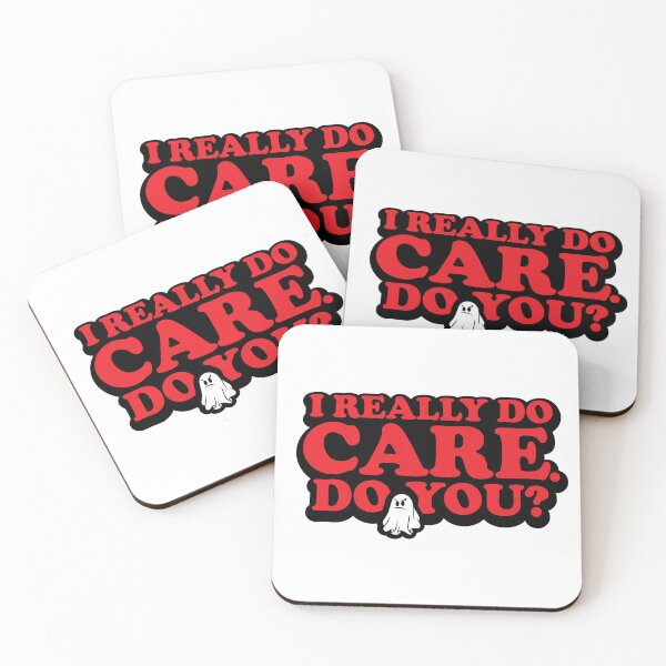 Item preview, I really do care. DO YOU? designed and sold by ThatAngryGhost.