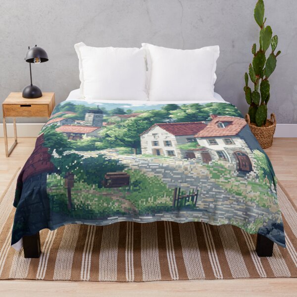 Item preview, Medieval Village Pixel Art designed and sold by Pixel-Brush.