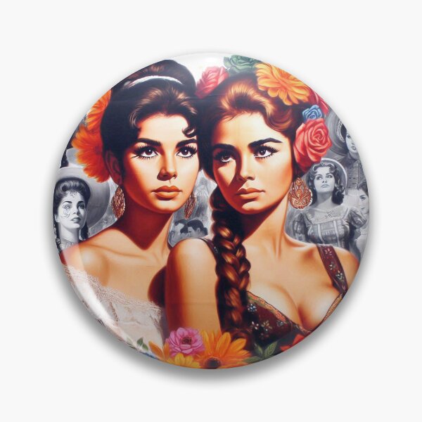 Item preview, Hispanic Pin-ups Painting designed and sold by PulpVintage.