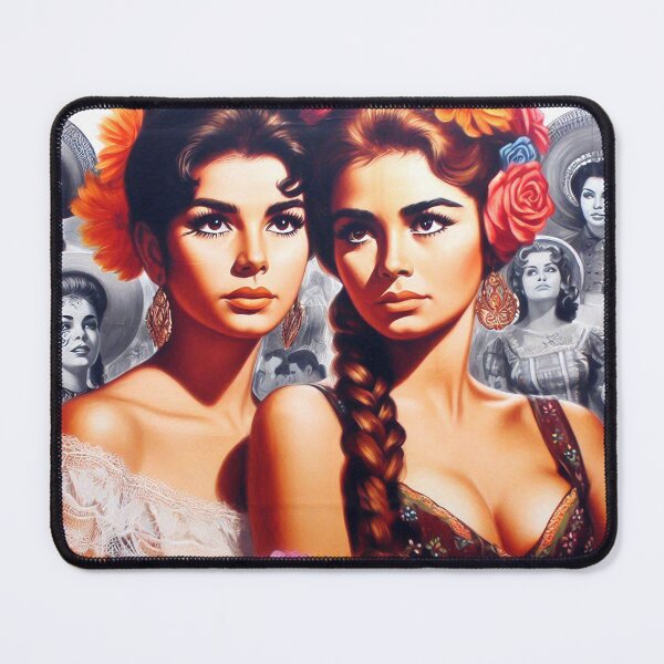 Item preview, Hispanic Pin-ups Painting designed and sold by PulpVintage.